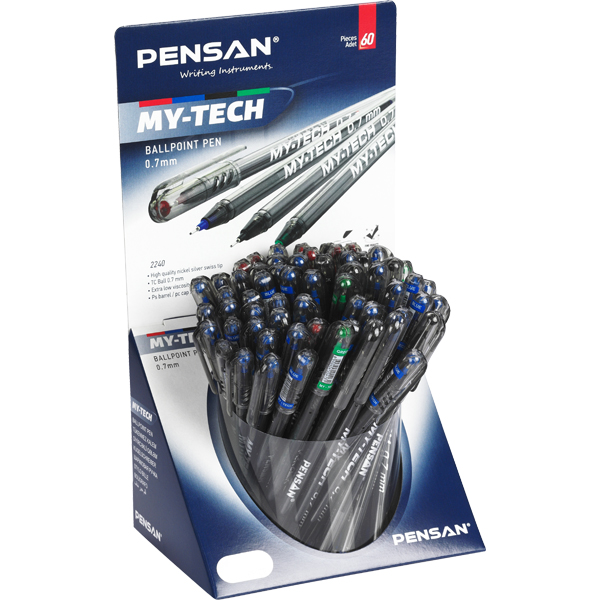 pensan-tukenmez-kalem-my-tech-07-mm-igne-uc-8-renk